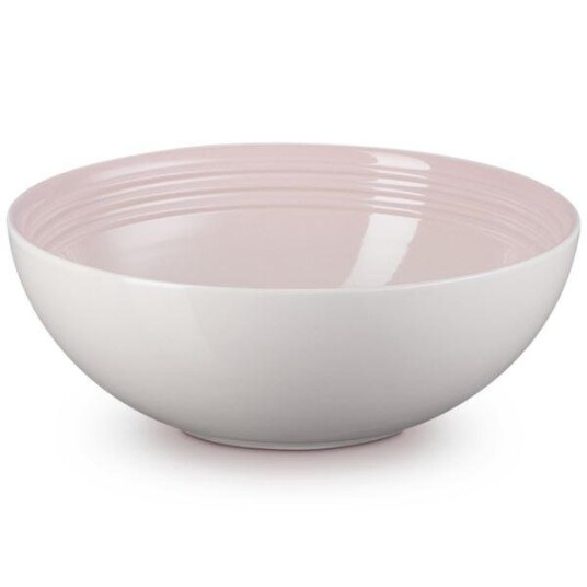 Le Creuset Signature skål 24 cm shell pink Le Creuset Signature skål 24 cm shell pink