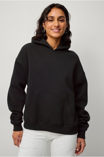 Gina Tricot Hettegenser Basic Original Hoodie Svart