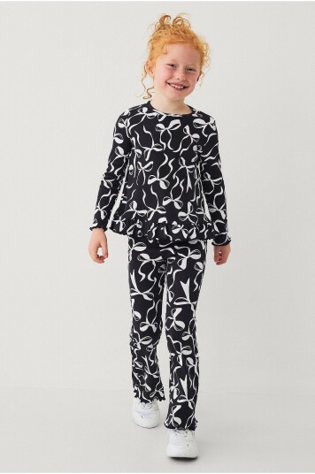 Ellos Collection Utsvingte leggings Svart