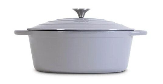 Sobczyk Enamelled cast iron oval pot   30x22.5cm