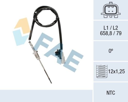 Sensor, eksostemperatur FAE 68646