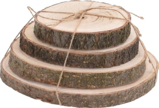 Home Styling Collection Treunderlag Til Tallerkener Natural Sett Med 4 Stk. Home Styling Collection Treunderlag Til Tallerkener Natural Sett Med 4 Stk.