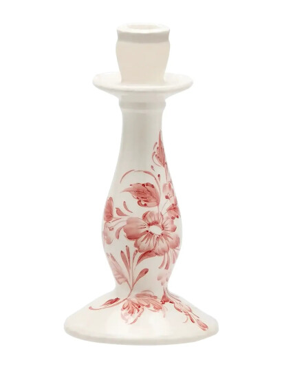 Anna + Nina Whimsical Rose Candle Holder - Cream - H12CM