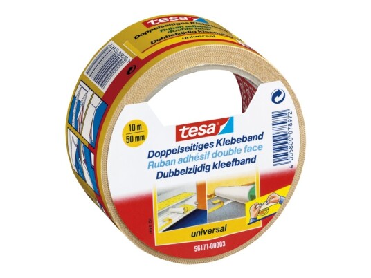 Tesa Dobbelsidig Tape 50 Mm X 10 M Gul
