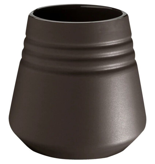 NJRD Lines vase 8 cm Brun