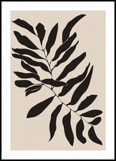 Leafs on twig Plakat Plakat / 30x40cm
