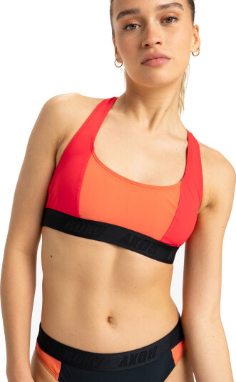 Roxy Roxy Active Colorblock Top - Red - XS