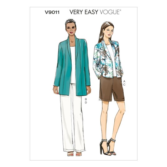 Vogue 9011 - Jakke med bukse Y (XS-S-M)