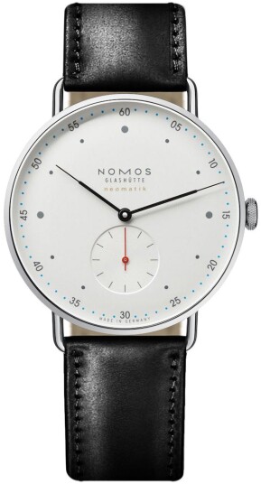 Nomos Glashütte Herreklokke N 1113 Metro Hvit/Lær Ø38.5 mm Nomos Glashütte Herreklokke N 1113 Metro Hvit/Lær Ø38.5 mm