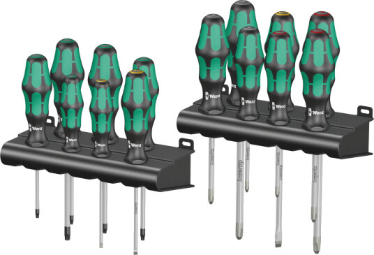 Wera Big Pack 300 Skrutrekkersett 16 deler med Philips, Pozidriv, Spor, og Torx