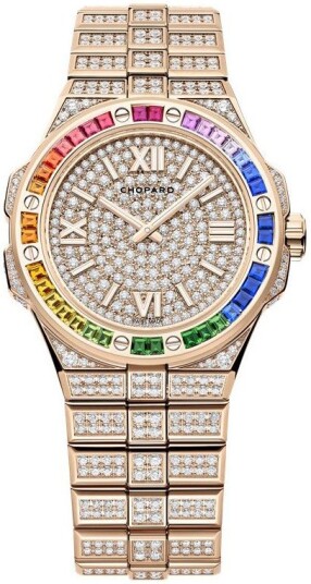 Chopard Dameklokke 295370 5005 Alpine Eagle Rosegullfarget/18 karat