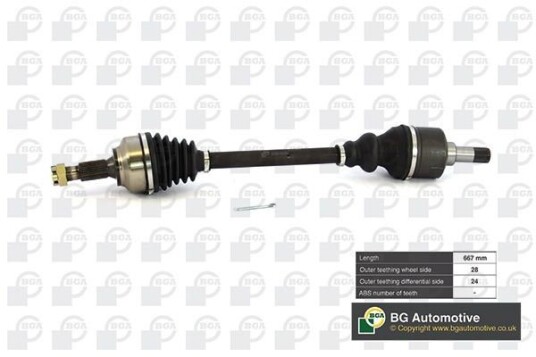 Bga Drivaksel BGA DS6736L Bga Drivaksel BGA DS6736L
