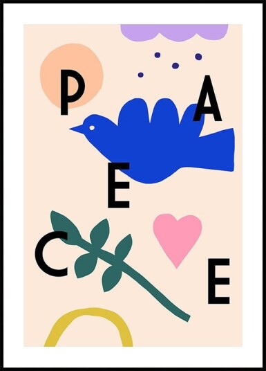 Peace Poster Plakat / 21x30cm