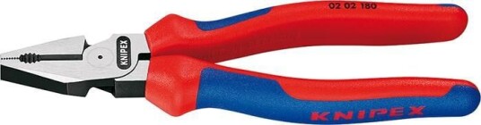 Knipex 200mm Kombinasjonstang i Stål med Blå/Røde Håndtak