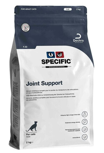 Specific Veterinærfôr for Katt FJD Leddstøtte 2 kg - Balansert Fôr for Voksne og Senior Katter Specific Veterinærfôr for Katt FJD Leddstøtte 2 kg - Balansert Fôr for Voksne og Senior Katter