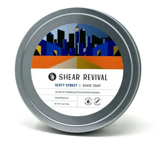 SHEAR REVIVAL Scott Street Shave SoapBay Rum & Lime SHEAR REVIVAL Scott Street Shave SoapBay Rum & Lime