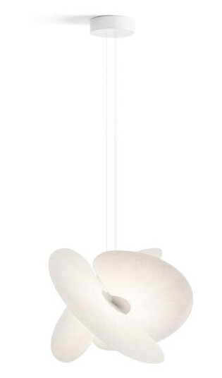Luceplan Levante Taklampe Ø60 cm Matt Hvit