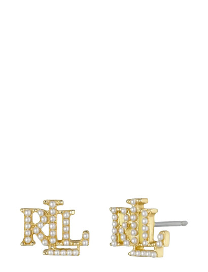 LAUREN RALPH LAUREN Lrl Pearl Stud Earrings |Guld |One Size LAUREN RALPH LAUREN Lrl Pearl Stud Earrings |Guld |One Size