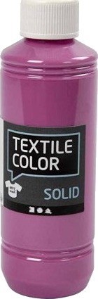 Diverse Textile Solid ugjennomsiktig fuchsia 250 ml 1 fl