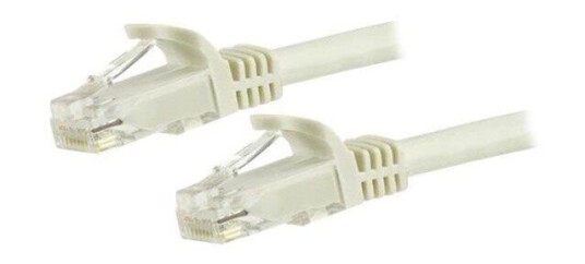 7.5 m CAT6 Cable - White Patch Cord - Snagless - ETL Verified - patch cable - 7.5 m - white