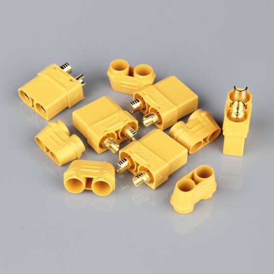 Radient 010043 XT90 FEMALE WITH CAP END BATTERY END 5PCS Radient 010043 XT90 FEMALE WITH CAP END BATTERY END 5PCS