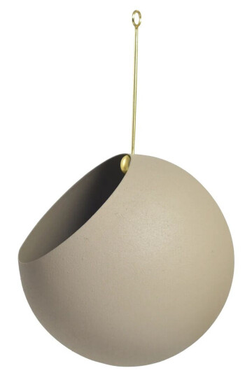 AYTM GLOBE hengende krukke Ø17 cm h28 cm Taupe