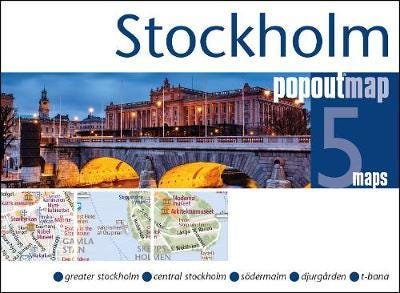 Stockholm PopOut Map Handy, pocket size, popup map of Stockholm