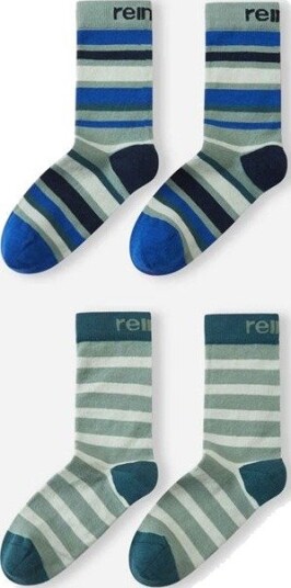 Reima Socks Parit 2 pack Stone Green Reima Socks Parit 2 pack Stone Green