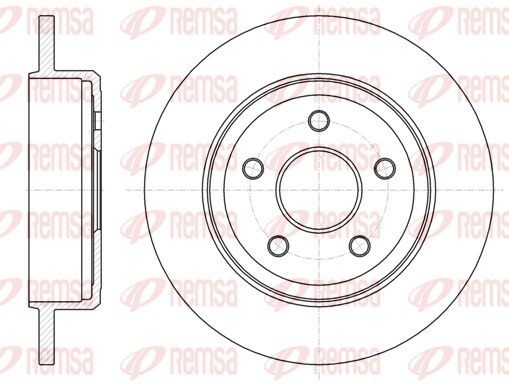 Bremseskive REMSA 61211.00 Bremseskive REMSA 61211.00