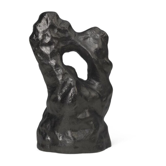 ferm LIVING Grotto skulptur Blackened Aluminium