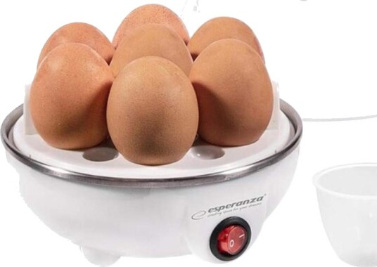 Esperanza - Eggkoker for 7 egg - Hvit