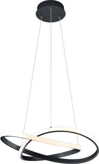 Trio Lighting Course LED taklampe matt sort - Matt svart Trio Lighting Course LED taklampe matt sort - Matt svart