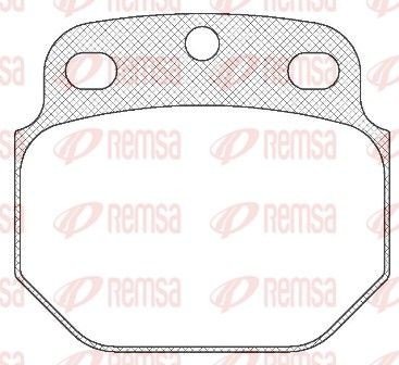 Bremseklosser REMSA JCA 422.00