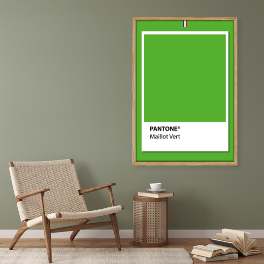 Pantone Maillot Vert av Plakatwerket Pantone Maillot Vert av Plakatwerket