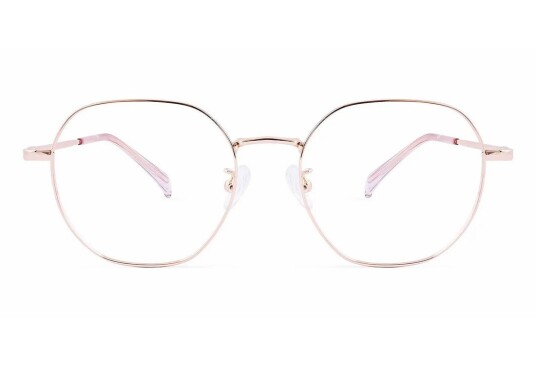 Eo Selection Damebriller Lewes fra eo Selection Rosa Metall Rund Medium