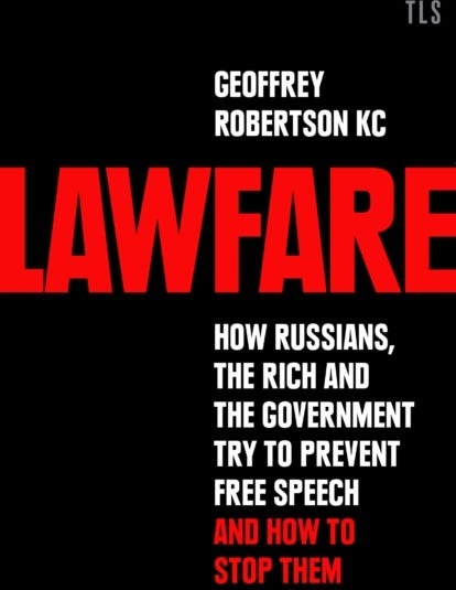 Lawfare Av Geoffrey Qc Robertson