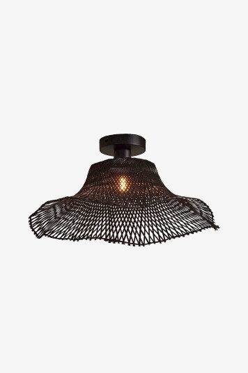 Good&Mojo   Taklampe mellomstor Ibiza   Svart