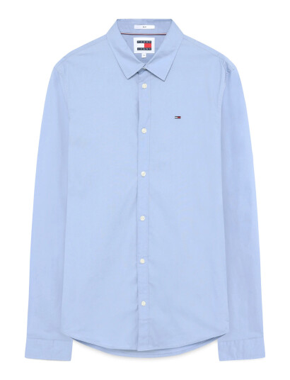 Tommy Jeans Tjm Original Stretch Shirt - Blue - XL
