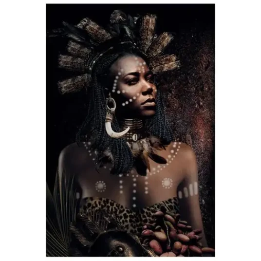 Artwood Veggdekor African Tribe Woman 100 X 150 cm Artwood