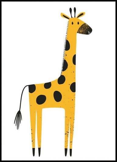 Giraffe Plakat Plakat / 100x150cm