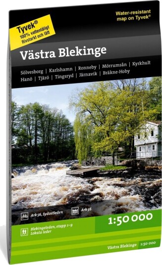 Calazo Förlag Blekinge Västra 1 50.000