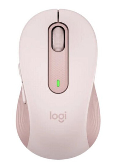 Logitech Signature M650 Trådløs Mus Rosa - 5 Knappers Ergonomisk Design med Optisk Sensor