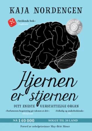 Hjernen er stjernen - Kaja Nordengen, Bok om hjernehelse og mental trening