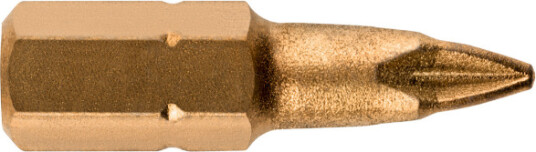 Metabo 628503000, 3 Stykker, Pozidriv, Pz 1, 25 Mm, 25,4 / 4 Mm (1 / 4"), Sekskantet