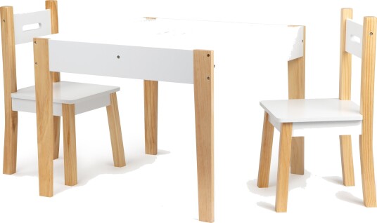 Bord med to stoler barnemøbelsett ECOTOYS Bord med to stoler barnemøbelsett ECOTOYS