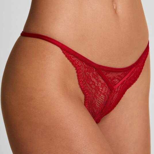 Hunkemöller Isabelle stringtruse rød  L 