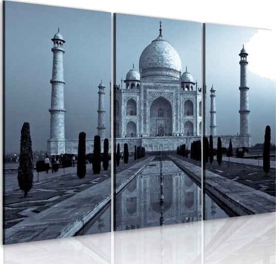 Bilde Taj Mahaj By Night India 60x40 Artgeist sp. z o. o.