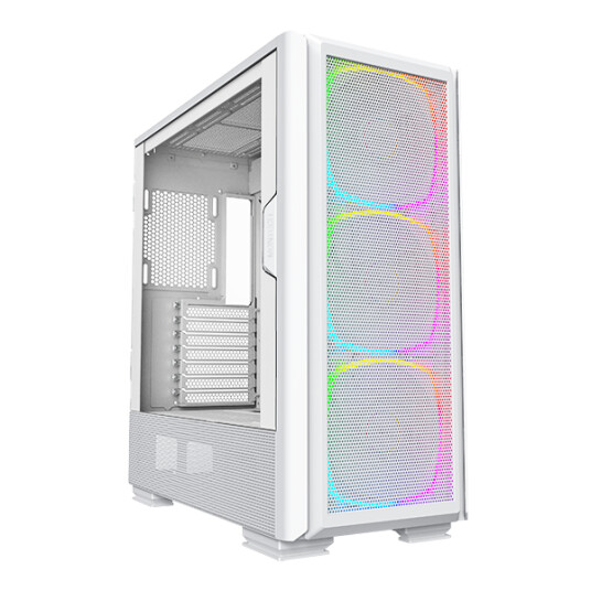 MONTECH Sky Two GX White - Midi-tower, E-ATX, 3x ARGB PWM fans