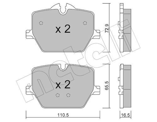 Bremseklosser METELLI 22-1266-0