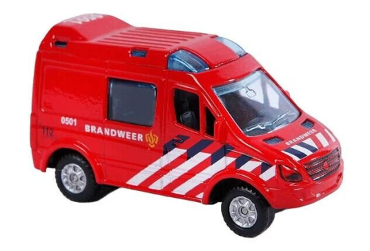 Kids Globe Die-cast Fire Truck 8cm
